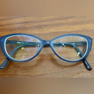 Blue Cat-Eye Glasses frame only